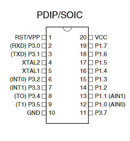 AT89C2051-24PI AT89C2051-24PI